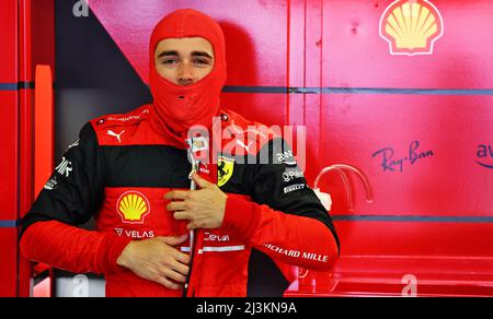 Melbourne, Australien. 09. April 2022. Charles Leclerc (MON) Ferrari. 09.04.2022. Formel 1 Weltmeisterschaft, Rd 3, Großer Preis Von Australien, Albert Park, Melbourne, Australien, Qualifying Day. Bildnachweis sollte lauten: XPB/Press Association Images. Quelle: XPB Images Ltd/Alamy Live News Stockfoto