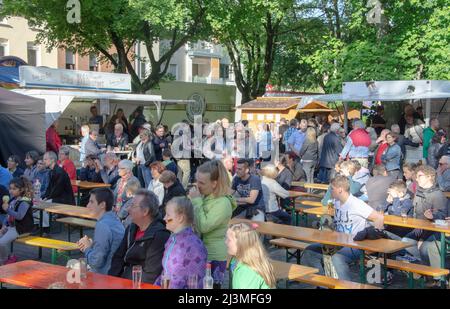 Aachen Juni 2016: Bürgerfest in Aachen Eilendorf Stockfoto