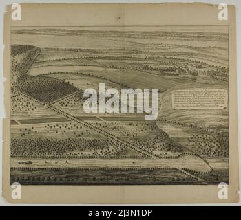 Grimthorp in the County of Lincoln, Platte 23 von Britannia Illustrata, veröffentlicht 1707. Stockfoto