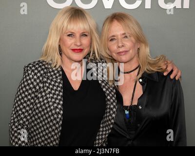 8. April 2022, Hollywood, Kalifornien, USA: Patricia Arquette und Rosanna Arquette nehmen an der Premiere von Apple TV Plus' ''Severance' Teil (Foto: © Billy Bennight/ZUMA Press Wire) Stockfoto