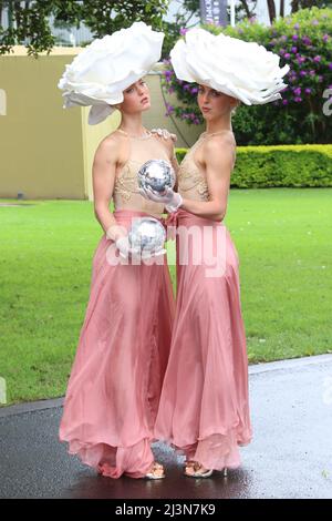 Sydney, Australien. 9.. April 2022. TBC nimmt am Championships Day 2 - Longines Queen Elizabeth Stakes Day in Royal Randwick Teil. Kredit: Richard Milnes/Alamy Live Nachrichten Stockfoto