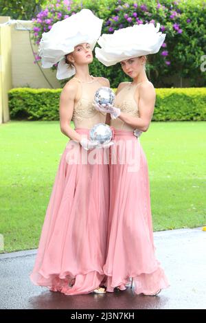 Sydney, Australien. 9.. April 2022. TBC nimmt am Championships Day 2 - Longines Queen Elizabeth Stakes Day in Royal Randwick Teil. Kredit: Richard Milnes/Alamy Live Nachrichten Stockfoto
