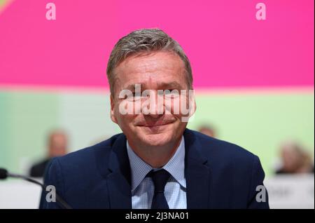 Bonn, Deutschland. 07. April 2022. Thorsten LANGHEIM (Vorstand USA und Unternehmensentwicklung) Hauptversammlung der Deutschen Telekom AG, am 7.. April 2022 in Bonn. â Credit: dpa picture Alliance/Alamy Live News Stockfoto