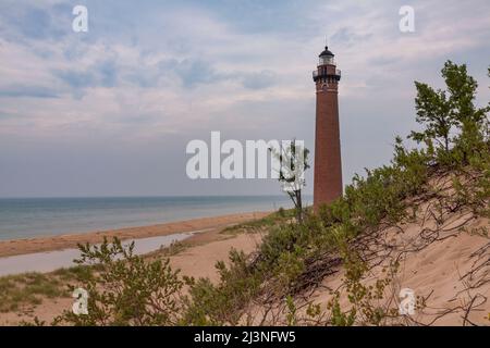 Little Sable Lighthouse Am Lake Michigan Stockfoto