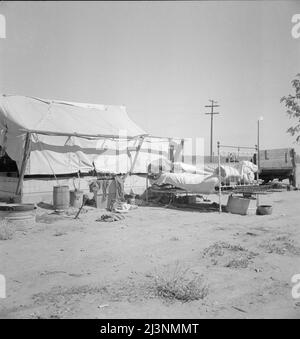 California Heimat von Oklahoma Dürre Flüchtling. Stockfoto