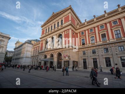Konzertsaal Des Musikvereins - Wien, Österreich Stockfoto