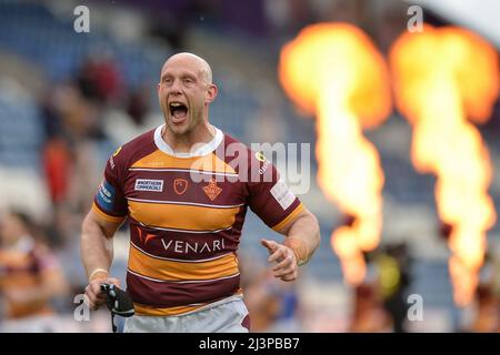 Huddersfield, England - 9.. April 2022 - Chris Hill (8) von Huddersfield Giants. Rugby League Betfred Super Challenge Cup Quarter Finals Huddersfield Giants vs Hull FC im John Smith's Stadium, Huddersfield, UK Dean Williams Stockfoto