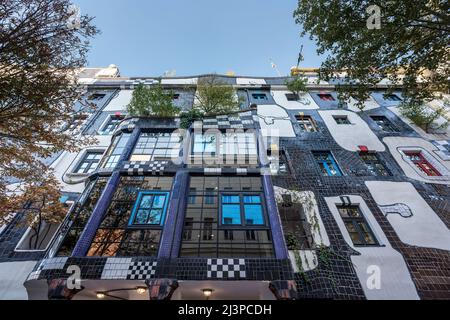 Kunst Haus - Museum Hundertwasser - Wien, Österreich Stockfoto