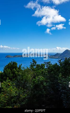 Insel Terre-de-Haut, Iles des Saintes, Les Saintes, Guadeloupe, kleine Antillen, Karibik. Stockfoto