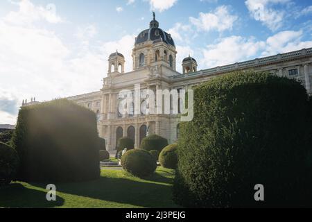 Maria-Theresia-Platz (Maria-Theresien-Platz) - Wien, Österreich Stockfoto