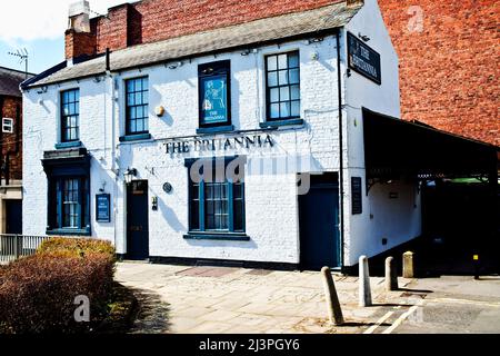 The Britannia Pub, Archer Street, Darlington, England Stockfoto