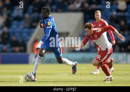 Colchester, Großbritannien. 08. April 2012. Brendan Wiredu von Colchester United - Colchester United vs. Stevenage - Sky Bet League Two - Jobserve Community Stadium, Colchester - 08/04/2012 - Foto: Richard Blaxall/Photerior Credit: Matchday Images Limited/Alamy Live News Stockfoto