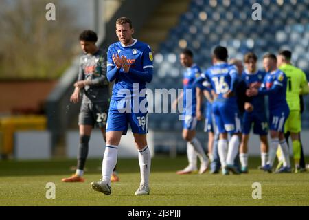 Colchester, Großbritannien. 08. April 2012. Tom Eastman von Colchester United - Colchester United vs. Stevenage - Sky Bet League Two - Jobserve Community Stadium, Colchester - 08/04/2012 - Foto: Richard Blaxall/Photerior Credit: Matchday Images Limited/Alamy Live News Stockfoto