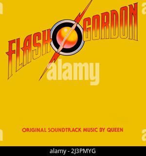 Queen . Original Vinyl Album Cover - Flash Gordon (Original Soundtrack Music) - 1980 Stockfoto