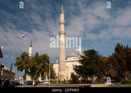 EDIRNE, TÜRKEI - 03. NOVEMBER 2005: UC Serefeli Moschee Moschee im Zentrum der Stadt Edirne, Ost-Thrakien, Türkei Stockfoto