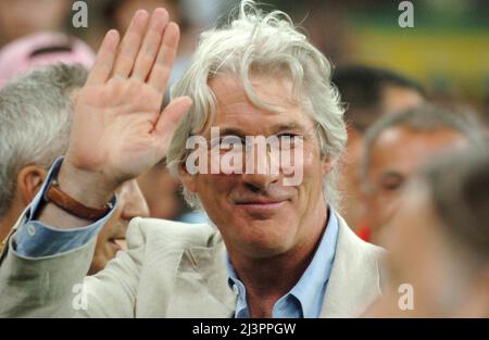 Mailand Italien 2005-05-31, San Siro Stadium, Richard Gere, 'Partita del Cuore', Charity-Spiel zwischen den National Singers gegen das Goldene Team für Kinder Stockfoto