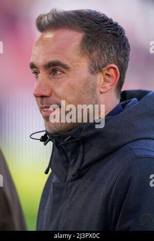 UTRECHT, NIEDERLANDE - 9. APRIL: Trainer Sjors Ultee von Fortuna Sittard während des niederländischen Eredivisie-Spiels zwischen FC Utrecht und Fortuna Sittard am 9. April 2022 im Stadion Galgenwaard in Utrecht, Niederlande (Foto: Joris Verwijst/Orange Picts) Stockfoto