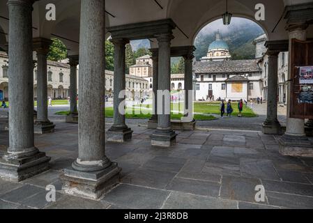 Heiligtum von Oropa, Oropa (BI), Piemont, Italien Stockfoto