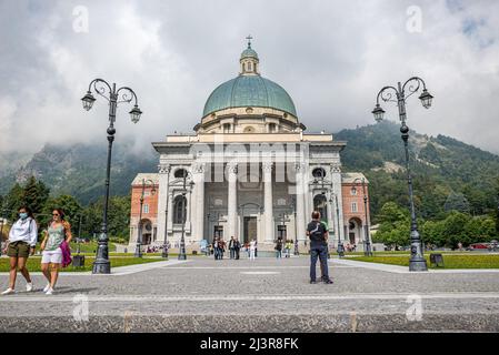 Heiligtum von Oropa, Oropa (BI), Piemont, Italien Stockfoto