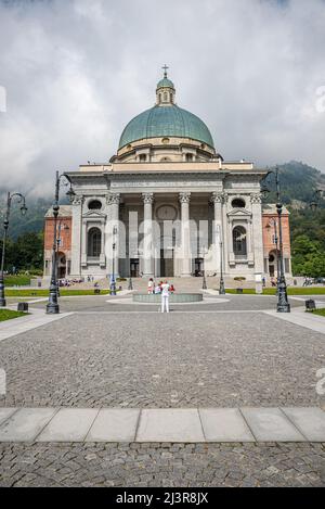 Heiligtum von Oropa, Oropa (BI), Piemont, Italien Stockfoto