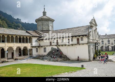 Heiligtum von Oropa, Oropa (BI), Piemont, Italien Stockfoto