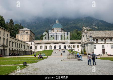 Heiligtum von Oropa, Oropa (BI), Piemont, Italien Stockfoto