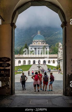 Heiligtum von Oropa, Oropa (BI), Piemont, Italien Stockfoto