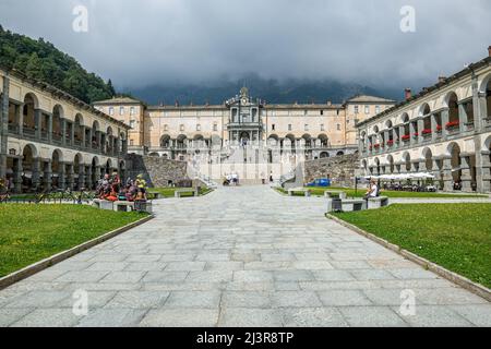 Heiligtum von Oropa, Oropa (BI), Piemont, Italien Stockfoto