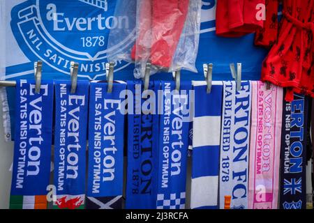 Everton Schals/Schals Stockfoto