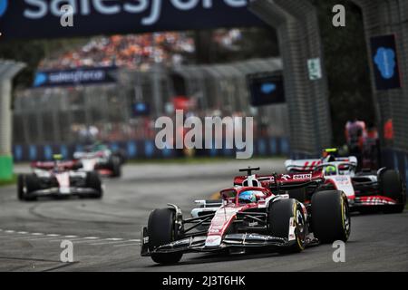 Valtteri Bottas (FIN) Alfa Romeo F1 Team C42. Großer Preis von Australien, Sonntag, 10.. April 2022. Albert Park, Melbourne, Australien. Stockfoto