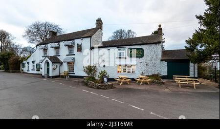 The George Public House, St. Briavels, Forest of Dean, Gloucestershire. VEREINIGTES KÖNIGREICH Stockfoto