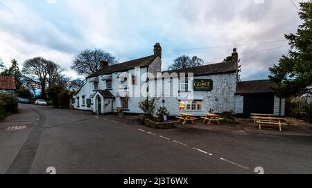 The George Public House, St. Briavels, Forest of Dean, Gloucestershire. VEREINIGTES KÖNIGREICH Stockfoto