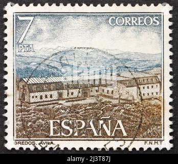 SPANIEN - UM 1976: Eine in Spanien gedruckte Briefmarke zeigt Gredos, Avila, Spanien, um 1976 Stockfoto