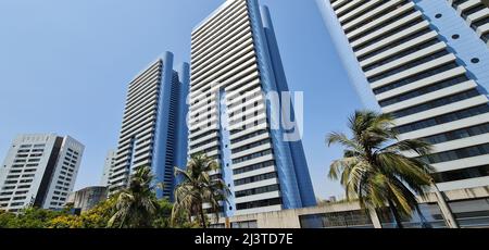 Mumbai, Maharashtra, Indien, April 04 2022: Godrej Platinum, Premium Apartment Complex von Godrej Group in Vikhroli Township Stockfoto