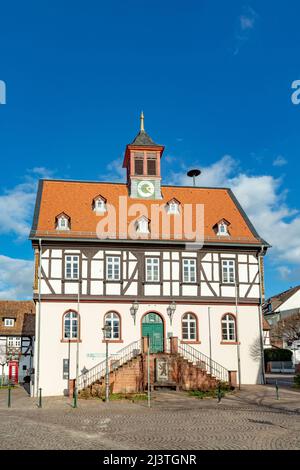 Im alten Rathaus von Bad Vilbel, Hessen, Deutschland Stockfoto