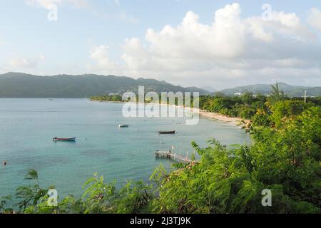 Martinique, Antillen Francaises, Saint Anne, Bord de Mer, Mer caraibes, caraibes Stockfoto