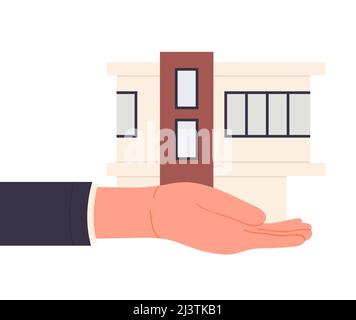 Ingenieurwesen und Gebäudearchitektur. Bauprojekt isoliert Karikatur Illustration Stock Vektor