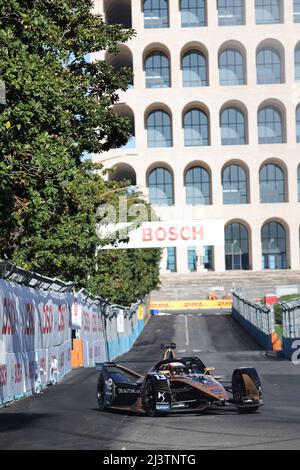 13 da COSTA Antonio Felix (por), DS Techeetah, DS E-Tense FE21, Aktion während des ePrix von Rom 2022, 3. Treffen der ABB FIA Formel-E-Weltmeisterschaft 2021-22, auf dem Circuit Cittadino dell’EUR vom 8. Bis 10. April in Rom, Italien - Foto Gregory Lenormand / DPPI Stockfoto