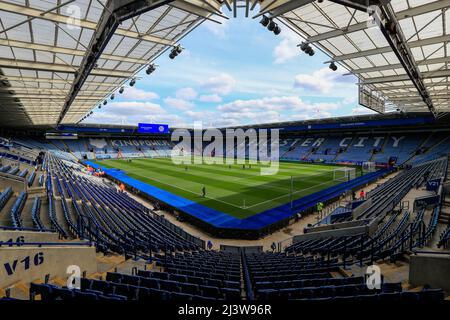 Allgemeiner Blick in das King Power Stadium vor dem heutigen Spiel in Leicester, Vereinigtes Königreich am 4/10/2022. (Foto von James Heaton/News Images/Sipa USA) Stockfoto