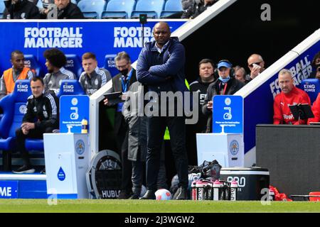 Patrick Vieria Manager von Crystal Palace während des Spiels Stockfoto