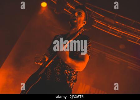 03/04/2022 - die englische Rockband NOTHING BUT DIEBS spielt ihre erste Live-Show nach COVID, live bei Fabrique Milano, Italien. Stockfoto