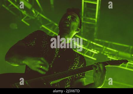 03/04/2022 - die englische Rockband NOTHING BUT DIEBS spielt ihre erste Live-Show nach COVID, live bei Fabrique Milano, Italien. Stockfoto