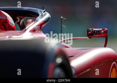 Melbourne, Australien. 10. April 2022. Charles Leclerc (MCO) vom Team Ferrari während des Formel 1 Grand Prix von Australien auf dem Albert Park Grand Prix Kurs am 10. April 2022. Quelle: Corleve/Alamy Live News Stockfoto