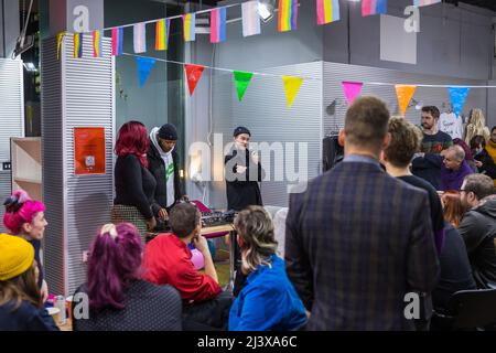 Eröffnung des Londoner LGBTQ+ Centers auf der Bankside Stockfoto