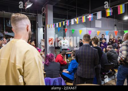 Eröffnung des Londoner LGBTQ+ Centers auf der Bankside Stockfoto