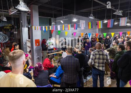 Eröffnung des Londoner LGBTQ+ Centers auf der Bankside Stockfoto