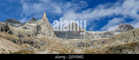 Dibona Peak, Ecrins Nationalpark, Alpen, Frankreich Stockfoto