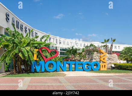 Sangster International Airport, Montego Bay, St James Parish, Jamaica, Greater Antilles, Karibik Stockfoto