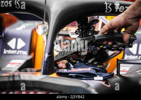 Melbourne, Victoria, Australien. 8. April 2022. MELBOURNE, AUSTRALIEN - 8. APRIL: Max Verstappen von Red Bull Racing beim zweiten Training beim Formel 1 Grand Prix von Australien 2022 am 8.. April 2022 (Bildquelle: © Chris Putnam/ZUMA Press Wire) Stockfoto