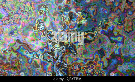 Abstrakt textural holographisch irisierenden Hintergrund.. Design, Kunst Stockfoto